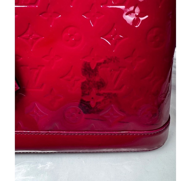 Louis Vuitton Red Patent Leather Alma - Picture 9 of 16